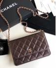 Сумка Ch*nel WOC Wallet On Chain Bordeaux
